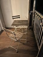 IKEA Balkonset - Tafel & 2 Stoelen, Gebruikt, Eettafel, Tuinset, Hout