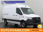 Mercedes-Benz Sprinter 317CDI L2H2 | Fabrieksgarantie | Navi, Auto's, Stof, Gebruikt, Wit, Mercedes-Benz
