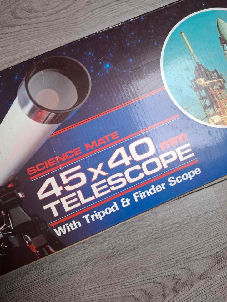 45x40 Telescoop - Ideaal voor Beginners!, Audio, Tv en Foto, Optische apparatuur | Telescopen, Gebruikt, Lenzentelescoop (refractor)