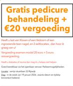 Gratis Pedicure behandeling in Rijswijk, Overige uren, MBO, Starter, Overige vormen