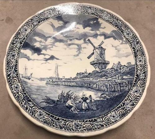 Antiek delfts blauw bord, Antiek en Kunst, Antiek | Wandborden en Tegels, Ophalen of Verzenden