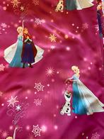 2 gordijnen Frozen verduisterend 235h x 300b en 235h x 400b, 200 cm of meer, Disney Frozen meisjes, Zo goed als nieuw, 200 cm of meer