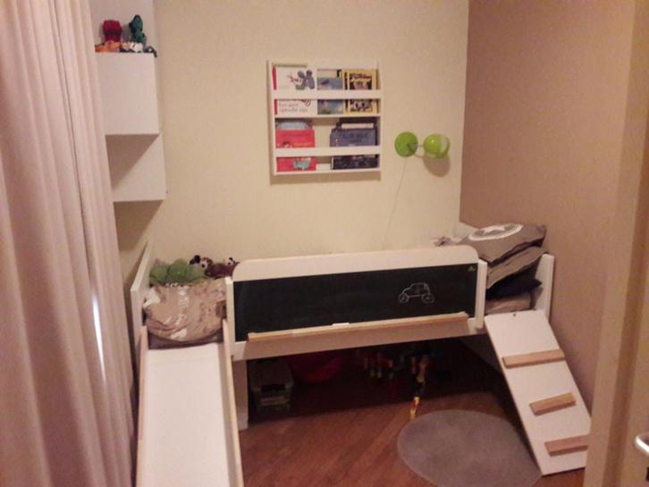 Trapje half-hoogslaper Lifetime, Kinderen en Baby's, Kinderkamer | Stapelbedden en Hoogslapers, Gebruikt, Halfhoogslaper, Ophalen