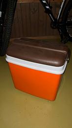 Vintage retro curver koelbox - oranje camping, Ophalen, Gebruikt, Koelelement