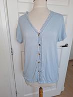 dunne trui Made in Italy mt 40 42, Made in Italy, Ophalen of Verzenden, Zo goed als nieuw, Blauw