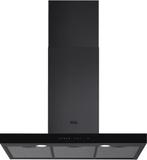 Nieuw: AEG afzuigkap 90cm DBE5962HR zwart, mat en glans, Ophalen, Wandschouwkap, Recirculatie, Nieuw