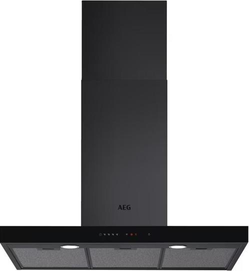 Nieuw: AEG afzuigkap 90cm DBE5962HR zwart, mat en glans, Witgoed en Apparatuur, Afzuigkappen, Nieuw, Vrijstaand, Wandschouwkap