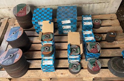 Groot assortiment afbraamschijven en doorslijpschijven, Doe-het-zelf en Verbouw, Gereedschap | Slijpmachines, Nieuw, Haakse handslijpmachine