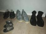 partij van 16 schoen en laarzen, div.merken en maten, Kleding | Dames, Schoenen, Ophalen, Gedragen, Overige kleuren