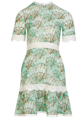 Mintgroen Shelby Dress jurk van Never Fully Dressed maat 40 beschikbaar voor biedingen