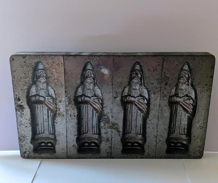 Antieke Chocoladevorm Sinterklaas, Antiek en Kunst, Antiek | Keukenbenodigdheden, Ophalen of Verzenden