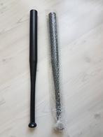 Ijzeren honkbalknuppel in mat zwart, Sport en Fitness, Honkbal en Softbal, Ophalen of Verzenden, Zo goed als nieuw