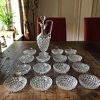 Glazen Karaf met Schaaltjes - Motief, Ophalen of Verzenden