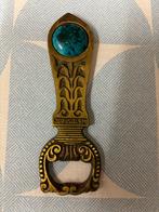 Flesopener koper Jeruzalem gedecoreerd 13 cm Oud, Ophalen, Koper