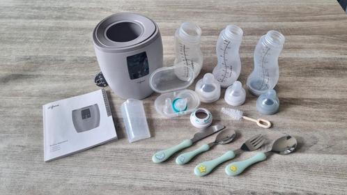 Difrax Flessen warmer met bijbehorende accessoires, Kinderen en Baby's, Babyvoeding en Toebehoren, Gebruikt, Flessen- of potjesverwarmer
