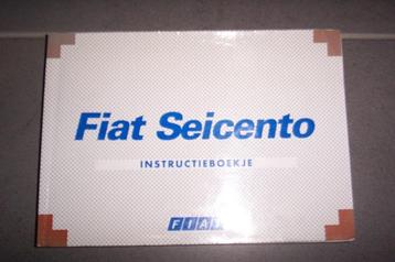 gebruikershandleiding voor FIAT SEICENTO   1998/2001 