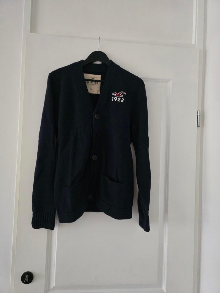 Hollister Vest - Maat M - Blauw, Ophalen of Verzenden, Zo goed als nieuw, Hollister, Maat 48/50 (M)