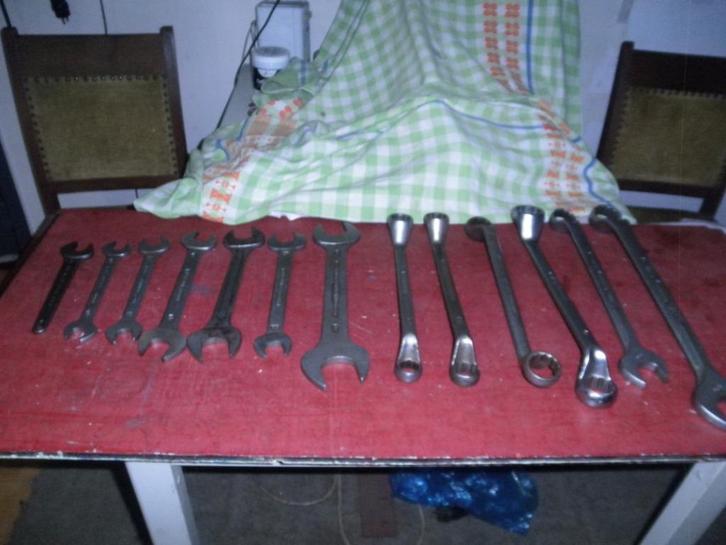 Te koop: Div. Steek-, steekring- en ringsleutels o.a. Gedore, Doe-het-zelf en Verbouw, Gereedschap | Handgereedschap, Gebruikt