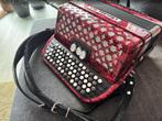 Delicia 72-bas knop accordeon C griff, gereviseerd, topstaat, Muziek en Instrumenten, Accordeons, Ophalen, 72-bas, Met koffer