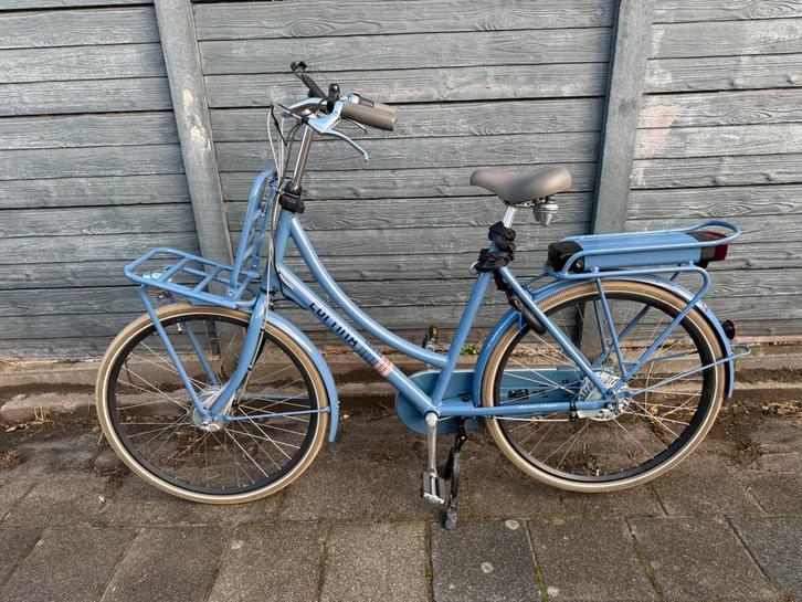 Elektrische fiets, Fietsen en Brommers, Fietsen | Dames | Damesfietsen, Zo goed als nieuw, Overige merken, Versnellingen, 56 cm of meer