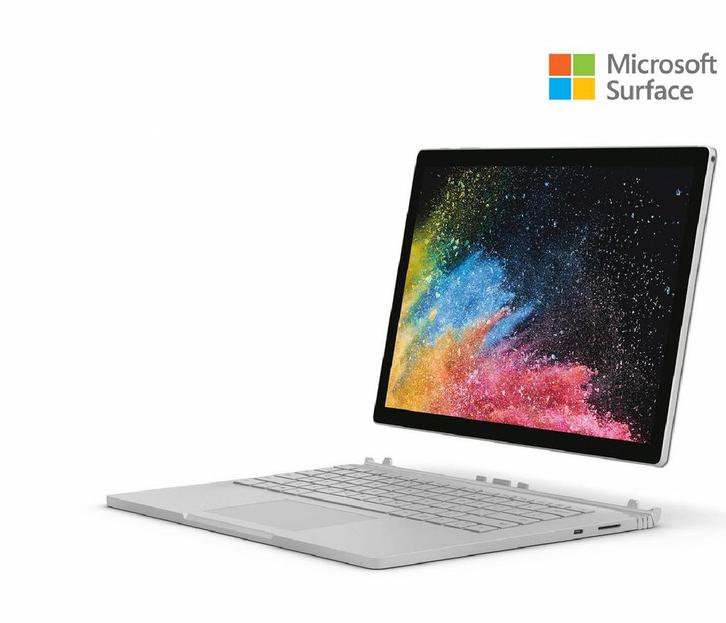 Microsoft Surface Book 2 - Windows 11, Computers en Software, Windows Laptops, Gebruikt, 13 inch, SSD, 2 tot 3 Ghz, 8 GB, Qwerty