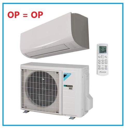 Daikin Sensira 1x binnen + 1x buitenunit 2,5 kW energie A++, Witgoed en Apparatuur, Airco's, Nieuw, Wandairco, 60 tot 100 m³, 3 snelheden of meer