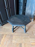 Brocante laag tafeltje vintage plantentafel bijzettafel VdlM, Ophalen