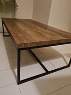 Mooie salontafel met donker houtlook blad, Huis en Inrichting, Tafels | Salontafels, Ophalen