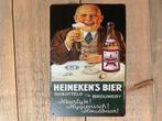 Reclamebord Heineken's Bier 20x30, Verzamelen, Merken en Reclamevoorwerpen, Ophalen of Verzenden, Reclamebord