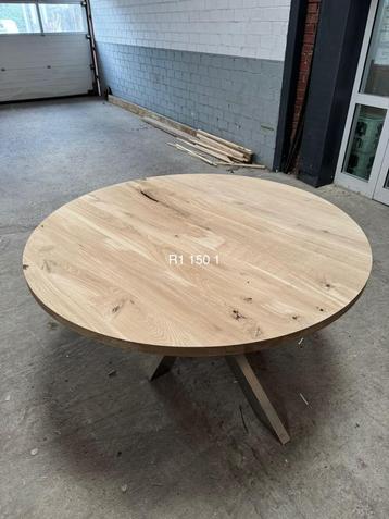 Ronde tafelbladen | Eiken | Eettafel | Tuin tafel beschikbaar voor biedingen