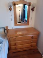 Klaptafel met spiegel, Huis en Inrichting, Kasten | Kledingkasten, Gebruikt, 100 tot 150 cm, Met lade(s), 25 tot 50 cm