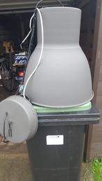 hang lamp ikea antraciet Hoog 47 cm. diameter 45 cm 2 stuks, Huis en Inrichting, Ophalen of Verzenden, Zo goed als nieuw