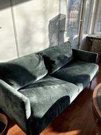 Velvet Blauw Velours Fluwelen Bank 2 Persoons Mint Ice Logan, Huis en Inrichting, Ophalen, Velours, 150 tot 200 cm, Tweepersoons