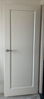 Houten opdek binnendeuren, Doe-het-zelf en Verbouw, Deuren en Horren, Ophalen, Gebruikt, 80 tot 100 cm, Binnendeur