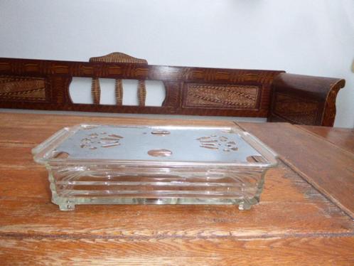 Art deco persglazen rechaud, Antiek en Kunst, Antiek | Glas en Kristal, Ophalen of Verzenden