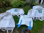 Acht bigbags big bag puinzak zandzak goede staat - zie foto', Tuin en Terras, Zand, Ophalen of Verzenden, Zo goed als nieuw, Overige typen