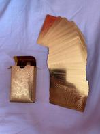 Luxe Gouden Speelkaarten 24K Gold Foil Waterdicht Nieuw, Ophalen, Nieuw, Speelkaart(en)