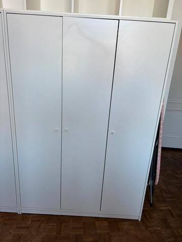 IKEA kledingkast Kleppstad wit