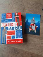 Boyfriend material van Alexis Hall met print, Ophalen of Verzenden