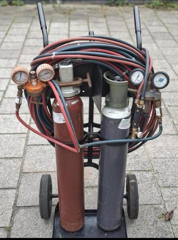 Autogeen lasset en snijset AgA X11, incl cilinders beschikbaar voor biedingen