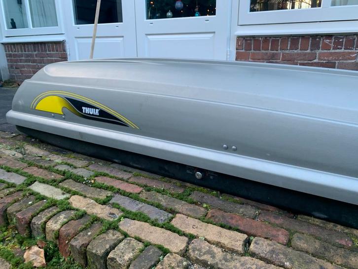 Thule Skibox - Perfect voor wintersport!, Auto diversen, Dakkoffers, Gebruikt, Ophalen