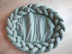MamaLoes Amy Pure stonegreen babynest/gevlochten bedbumper, Kinderen en Baby's, Ophalen of Verzenden, Zo goed als nieuw
