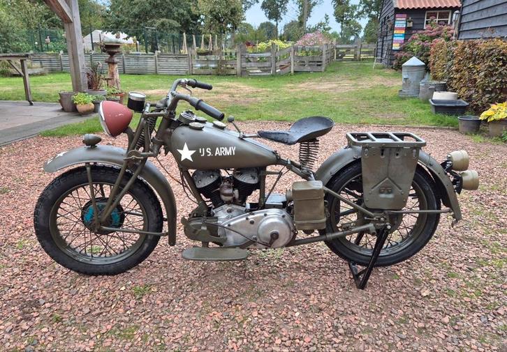 1942 Indian Military Scout 741 PROJECT, Motoren, Motoren | Oldtimers, Overig, 11 kW of minder, 2 cilinders, Ophalen