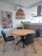 Eettafel stoelen - set van 4, Huis en Inrichting, Stoelen, Ophalen, Gebruikt, Bruin, Vier