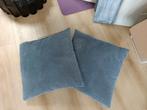 Sierkussens groot blauw, Huis en Inrichting, Woonaccessoires | Kussens, Ophalen, Zo goed als nieuw