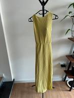 Lime kleurig jurkje met open rug maat xs/s, Kleding | Dames, Ophalen of Verzenden, Zo goed als nieuw, Maat 34 (XS) of kleiner