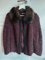 Wollen-bont/zijden jasje van Prada, Kleding | Dames, Verzenden, Zo goed als nieuw, Maat 38/40 (M), Overige kleuren