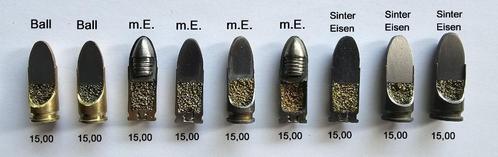 9mm Parabellum '08 Luger WW2   DOORSNEDEN, Verzamelen, Militaria | Tweede Wereldoorlog, Landmacht, Hulzen of Bodemvondsten, Duitsland