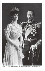 Engeland (3) George & Mary, Verzamelen, Verzenden, Gebruikt, Buitenland, Kaart, Foto of Prent