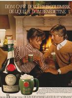 Retro reclame 1982 D.O.M. Bénédictine likeur kruidenfris, Verzamelen, Verzenden, Overige typen